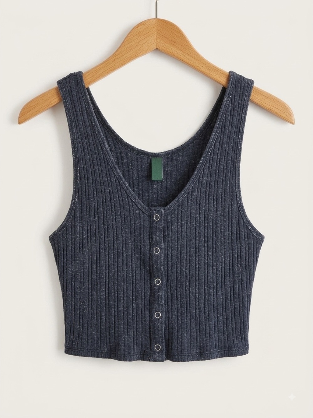 Y2K grunge, minimalist ribbed grey crop top
